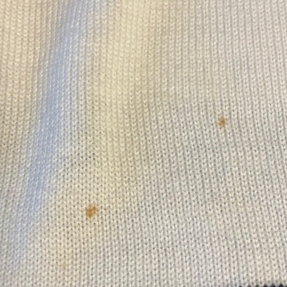 Chaps Navy and White Striped Crew Neck Sweater - Picture 6 of 7